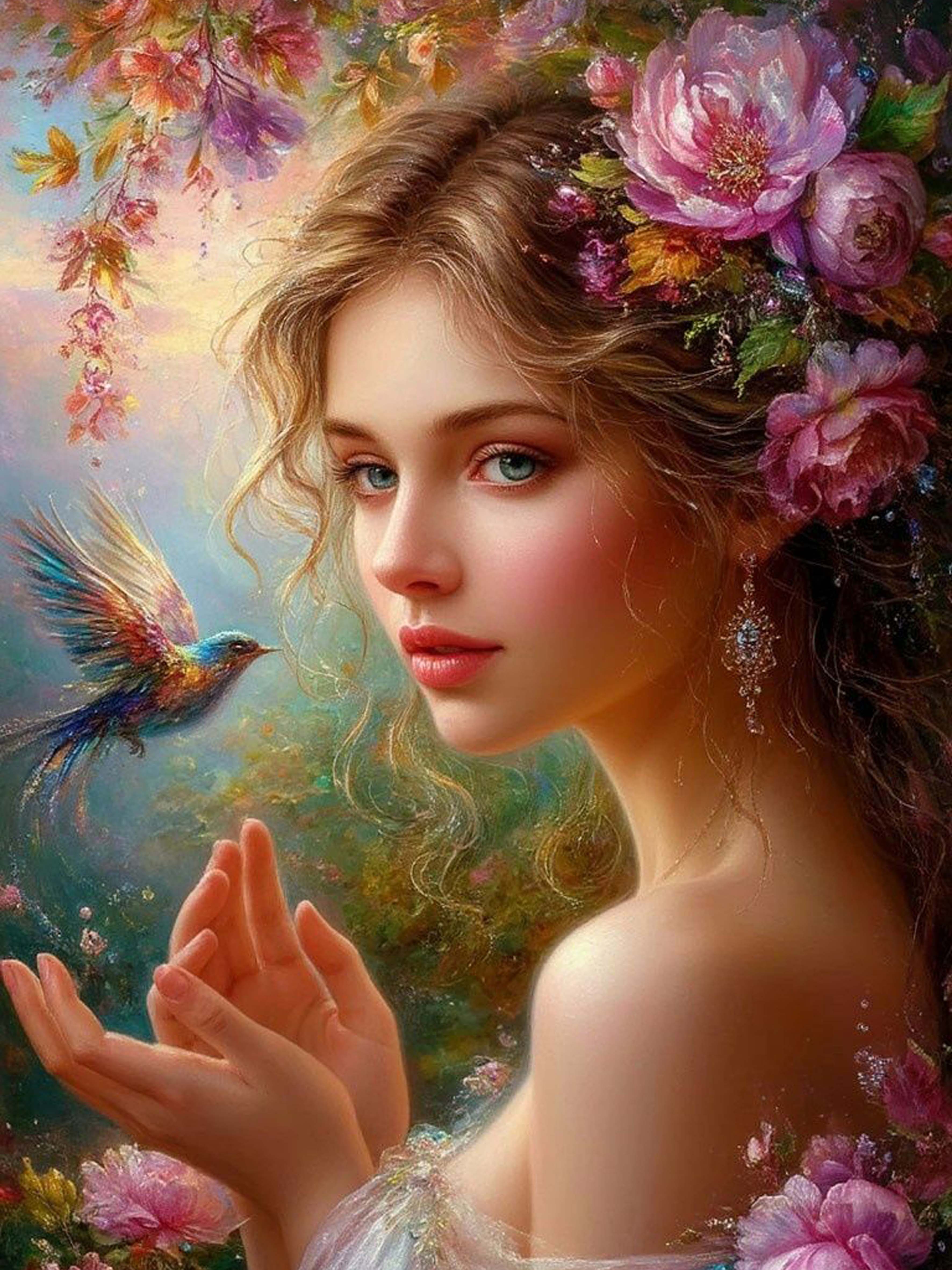 Elysian Bloom Diamond Painting Kit