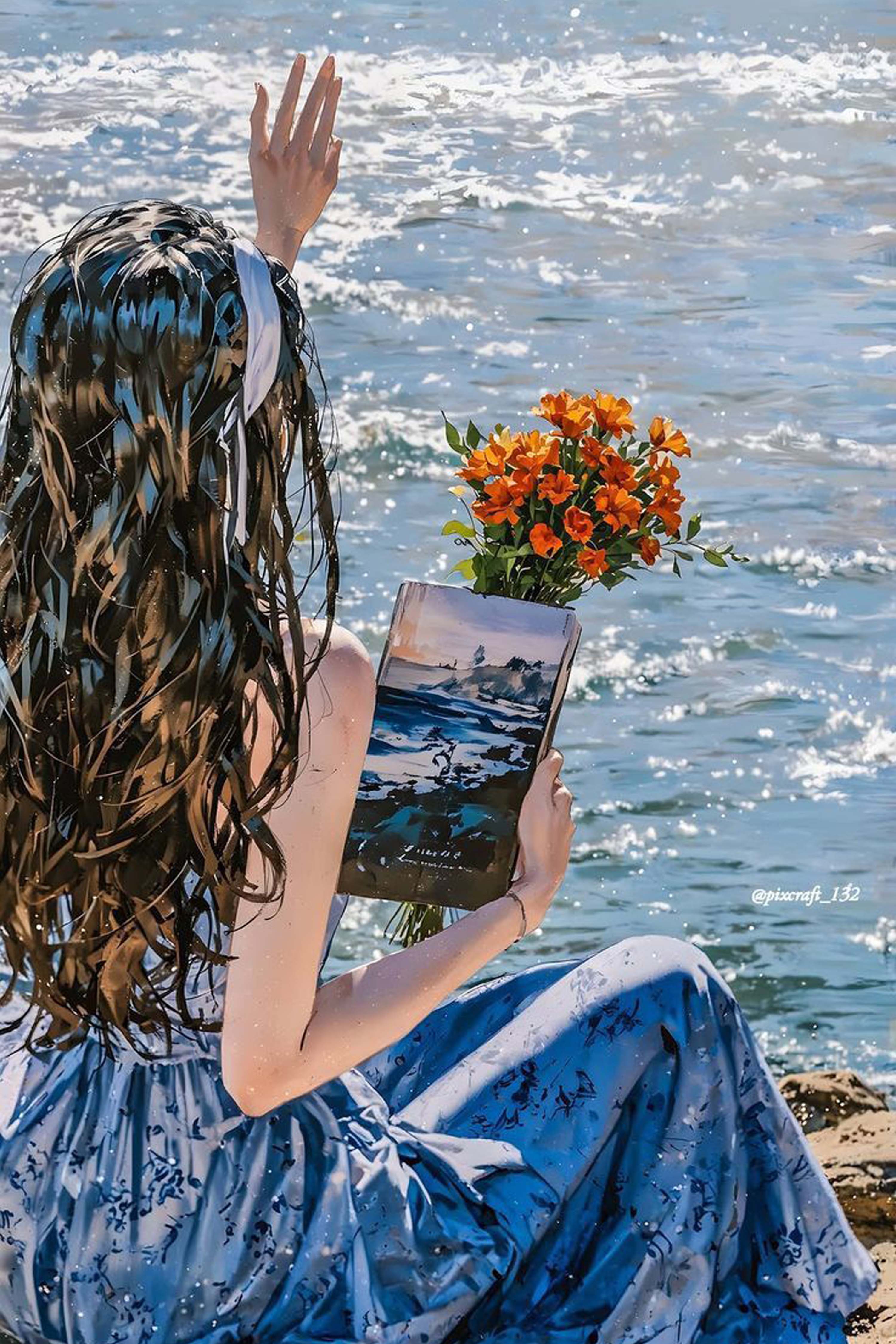 Farewell by the Sea Diamond Painting Kit