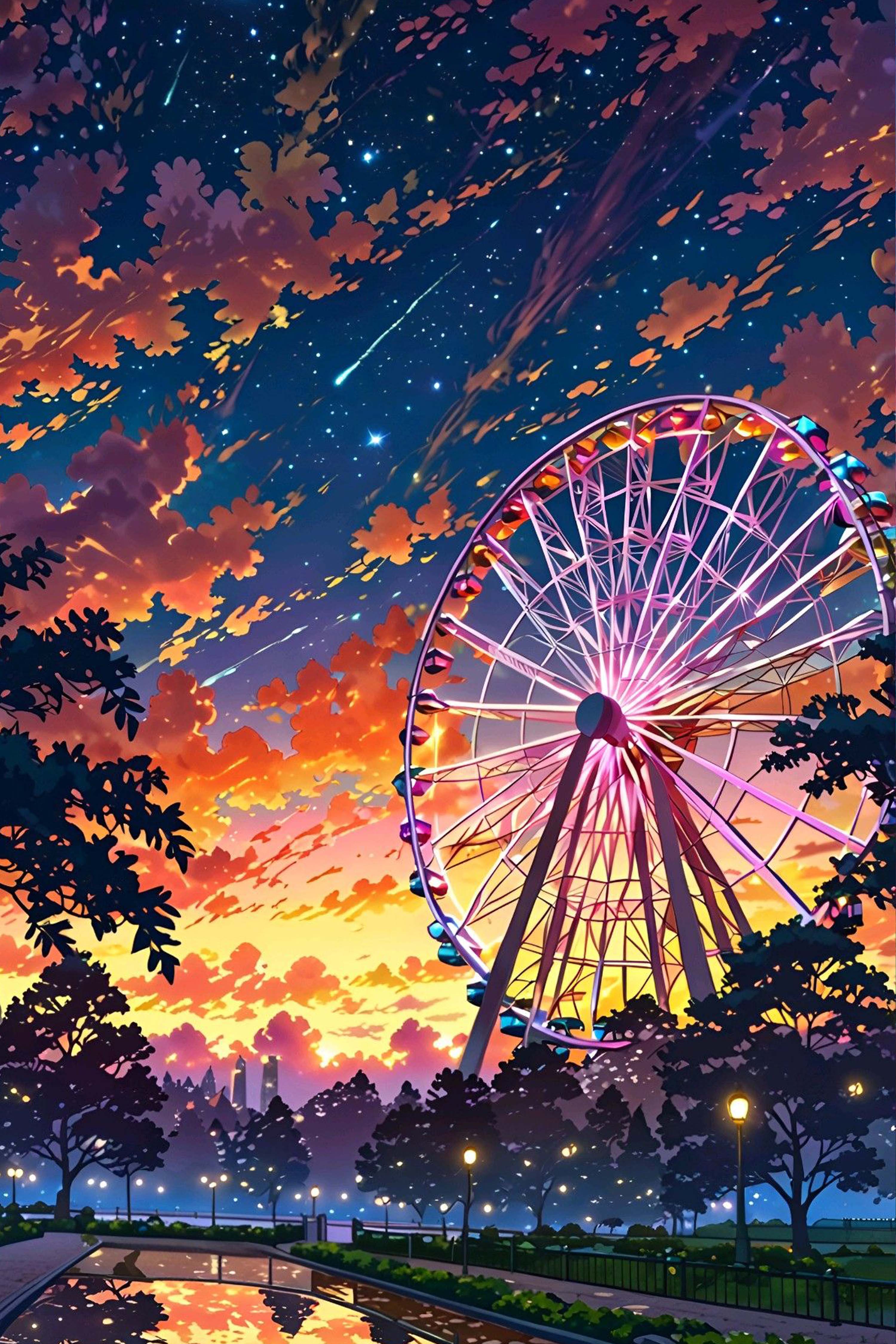 Ferris Wheel Fantasia Diamond Painting Kit