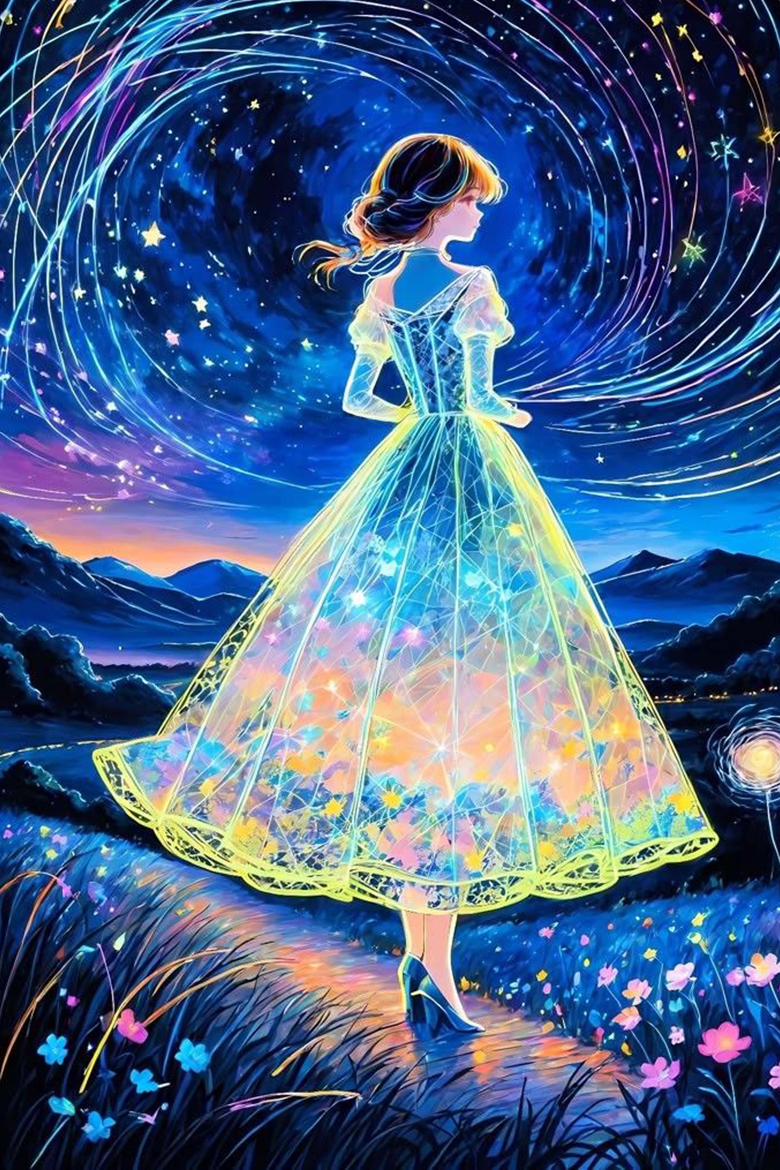 Starlit Elegance Diamond Painting Kit