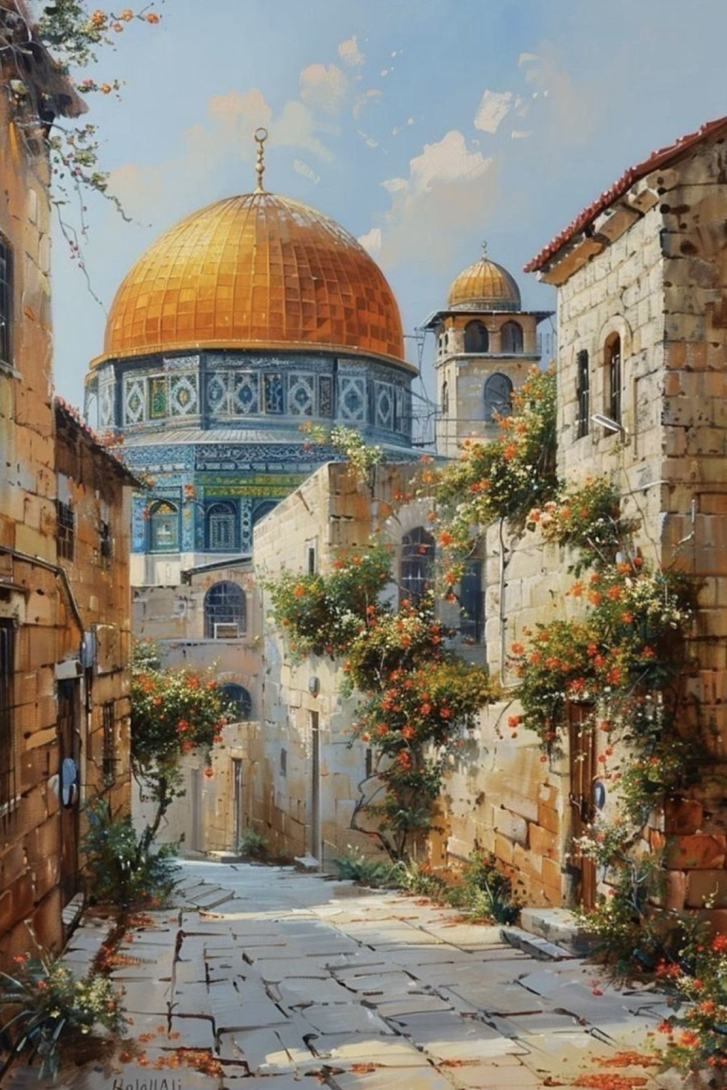 Sunlight Path to the Dome Diamond Painting Kit