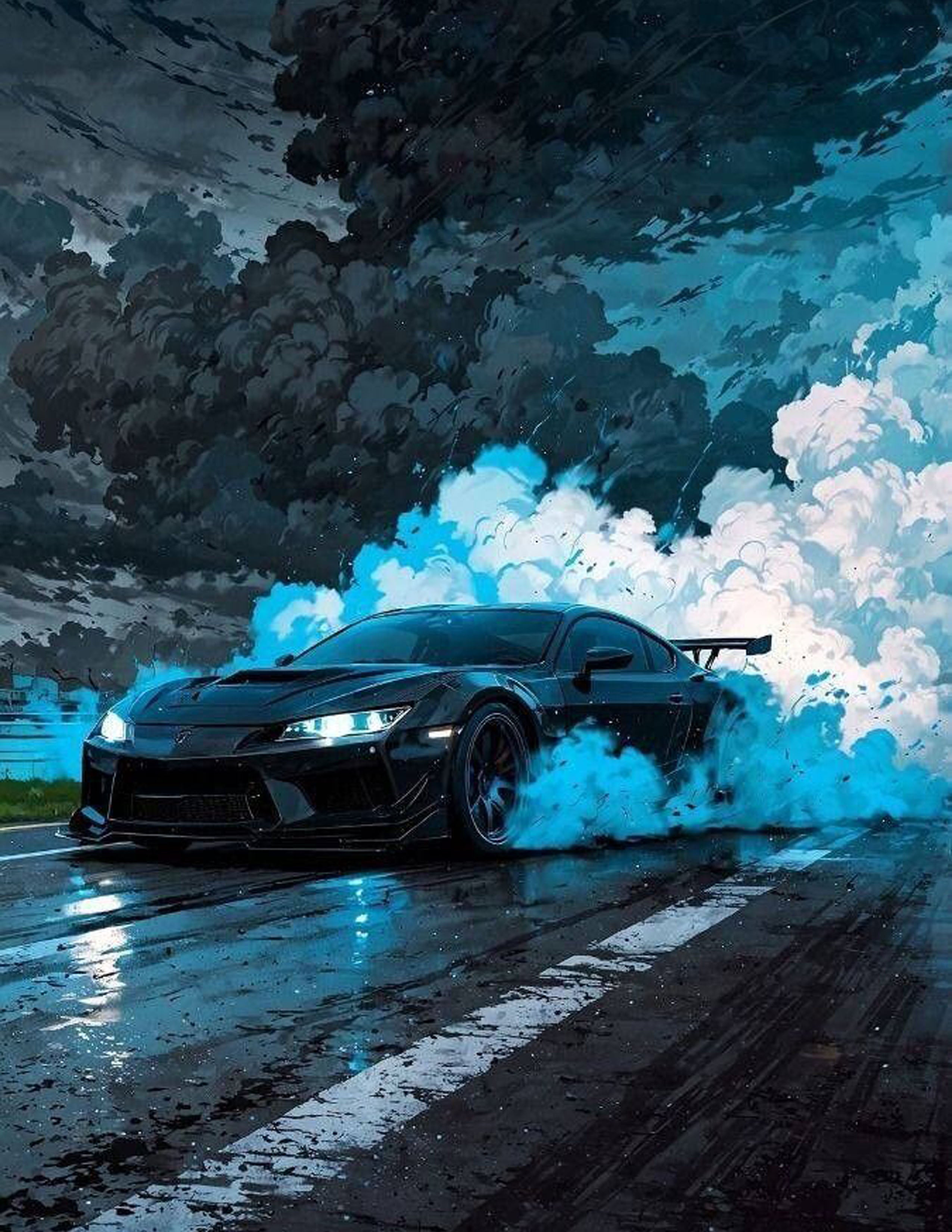 Smoke & Thunder Diamond Painting Kit