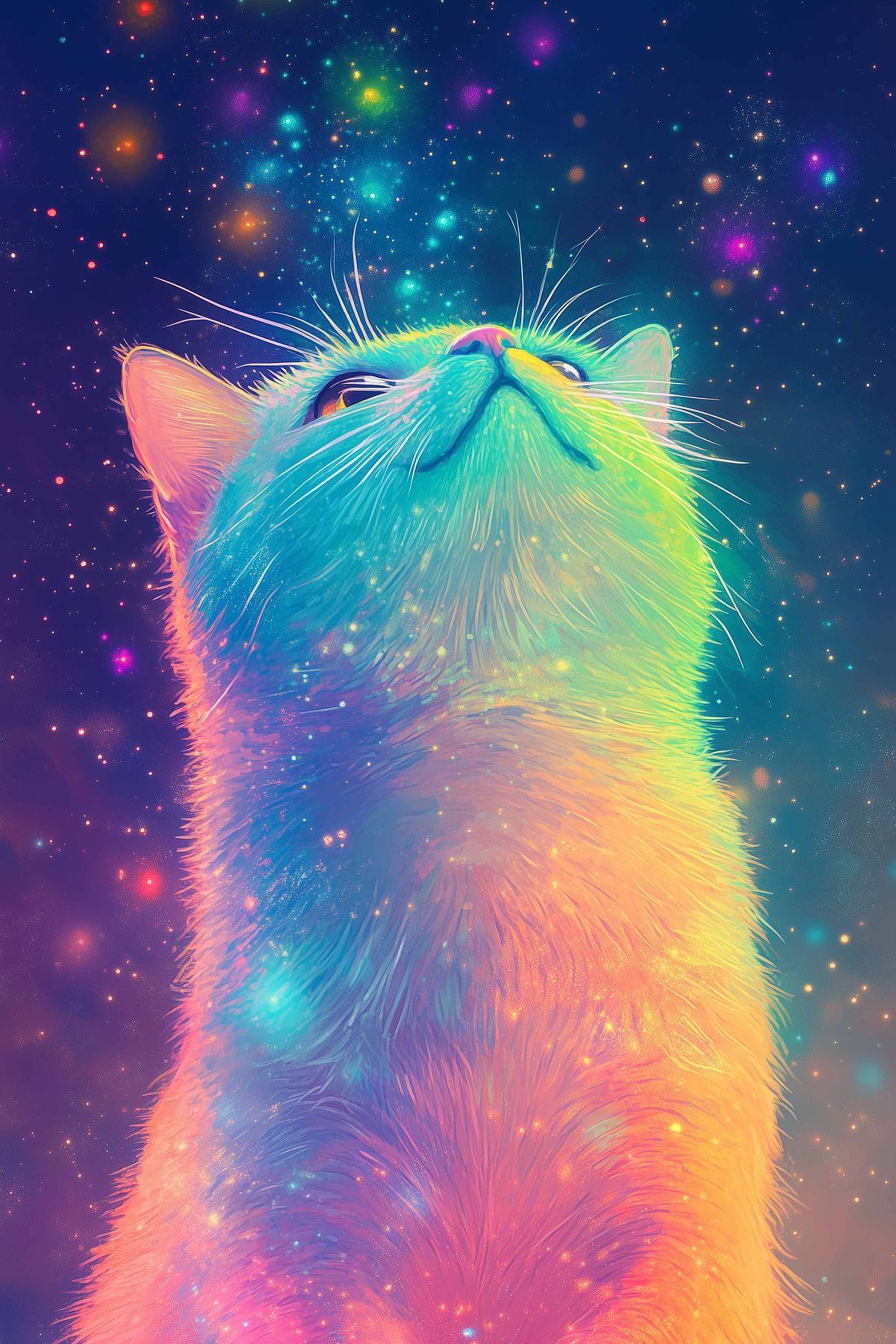 Cosmic Cat Diamond Painting Kit