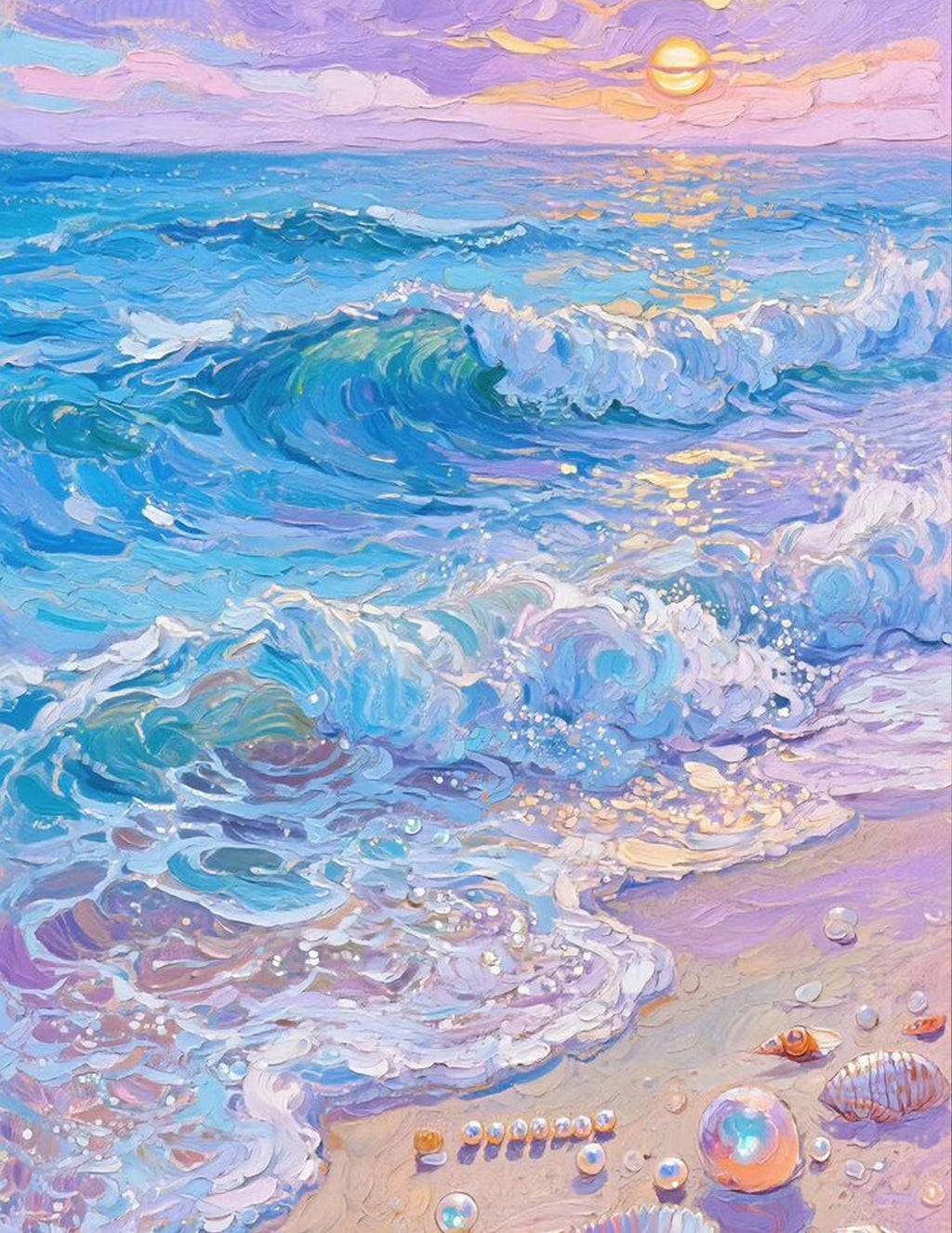 Aurora Tides Diamond Painting Kit