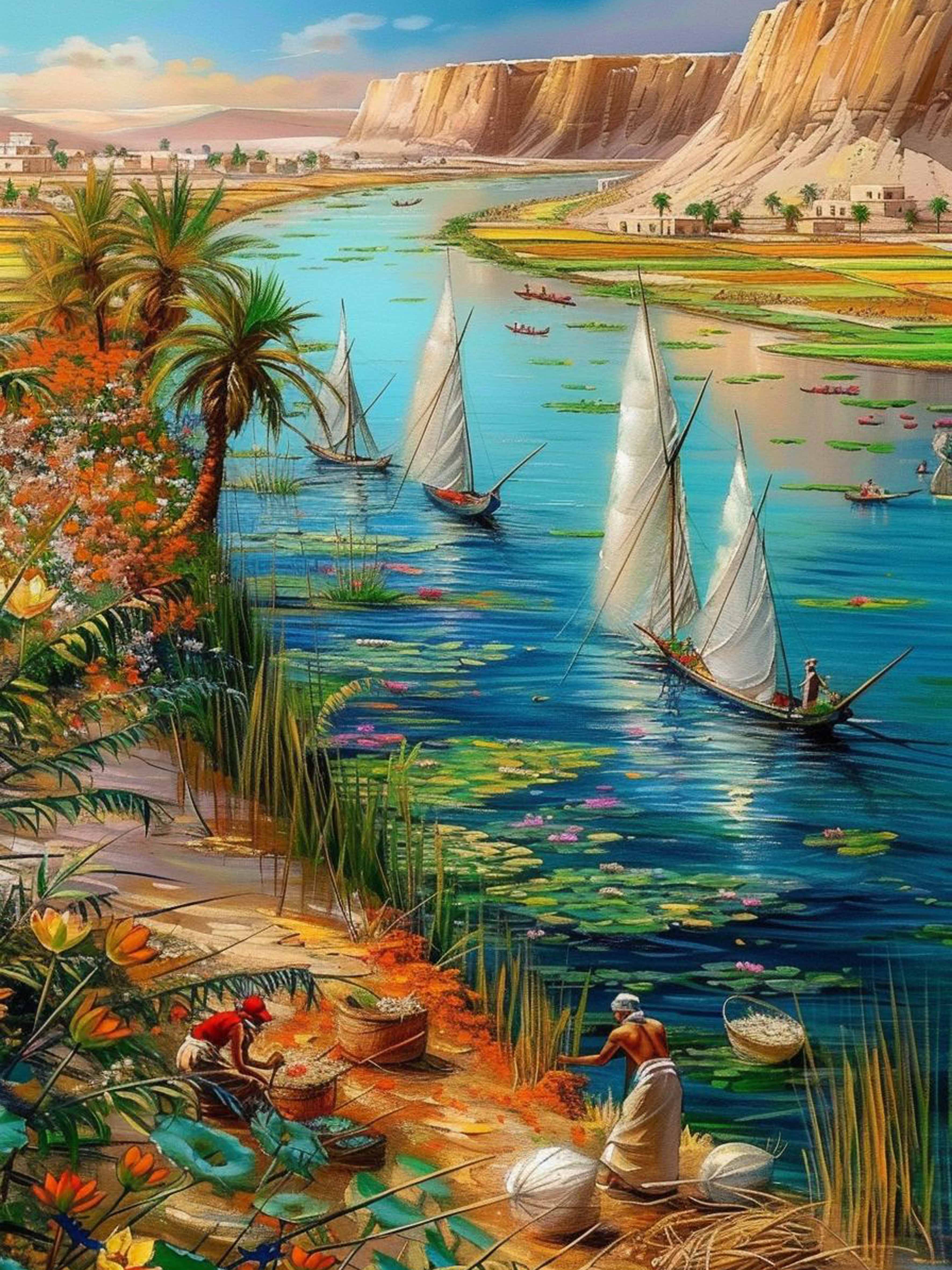 Whispers of the Nile Diamond Painting Kit