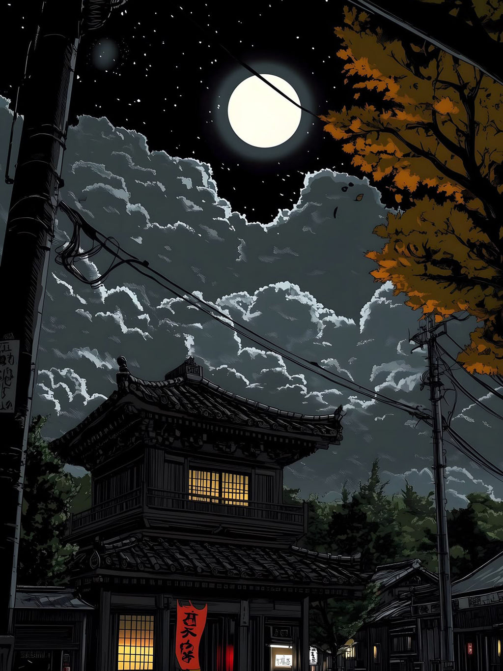 A Night in Kyoto Diamond Painting Kit